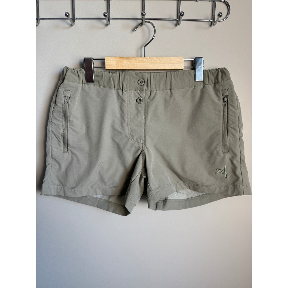 22fresh‎ Womens Green Athletic Hiking Shorts S Gorpcore Outdoor Active Utility